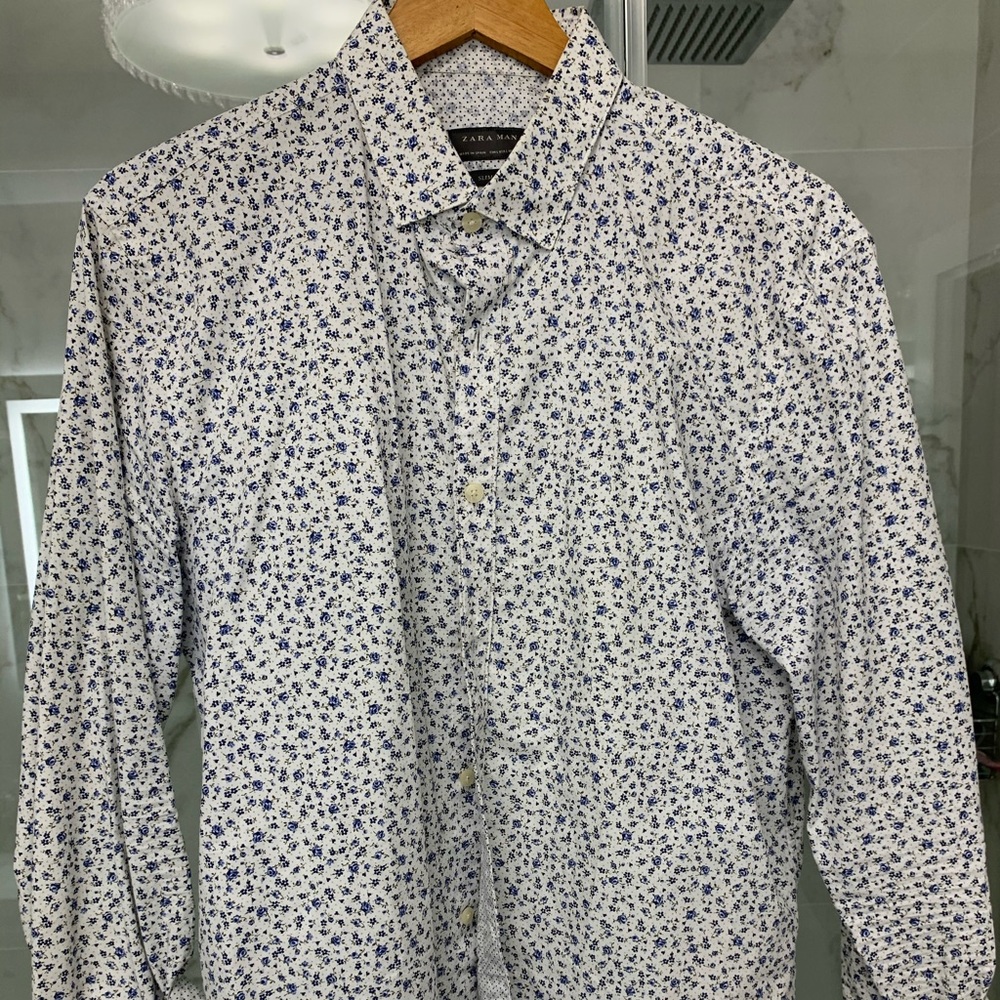 Floral Dress Shirt (Slim fit)